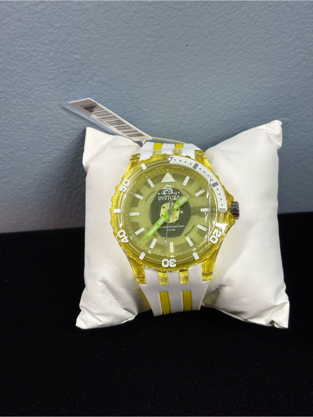 Invicta Yellow & White Subaquq Sport Watch